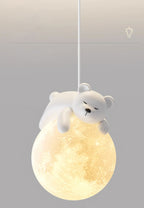 Cream Style Animal Pendant Lamp