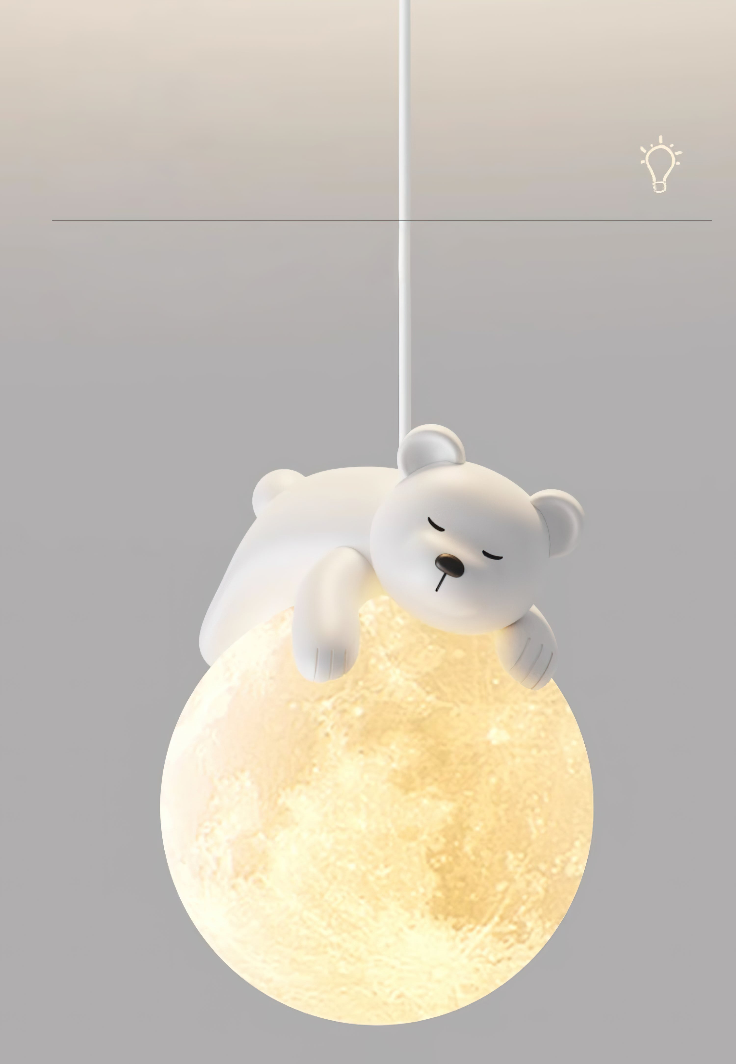 Cream Style Animal Pendant Lamp