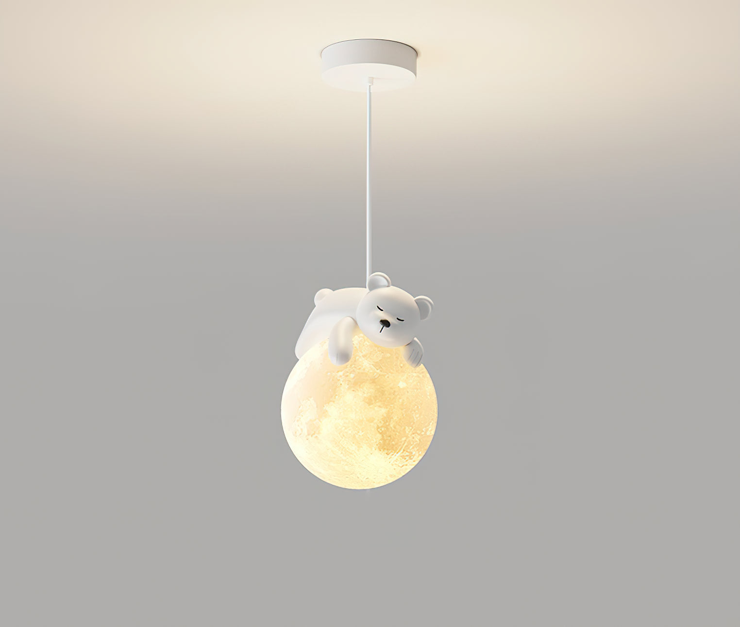 Cream Style Animal Pendant Lamp