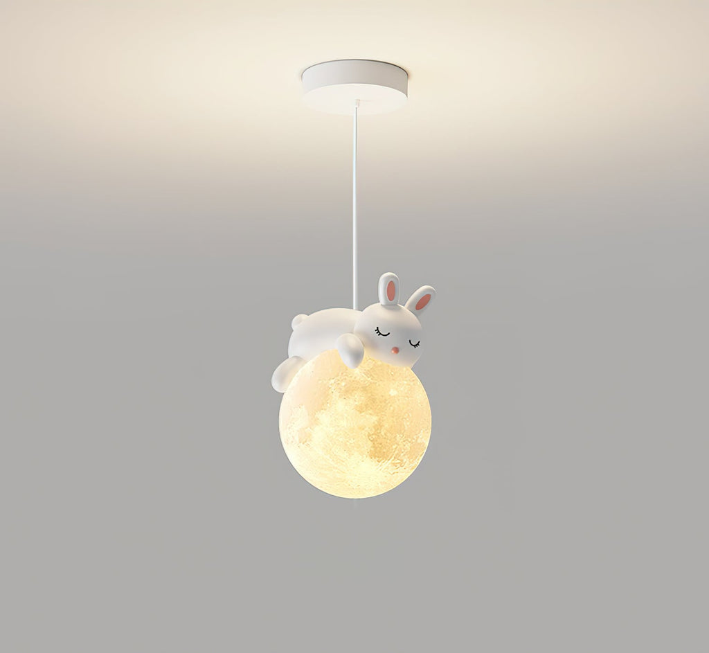 Cream Style Animal Pendant Lamp
