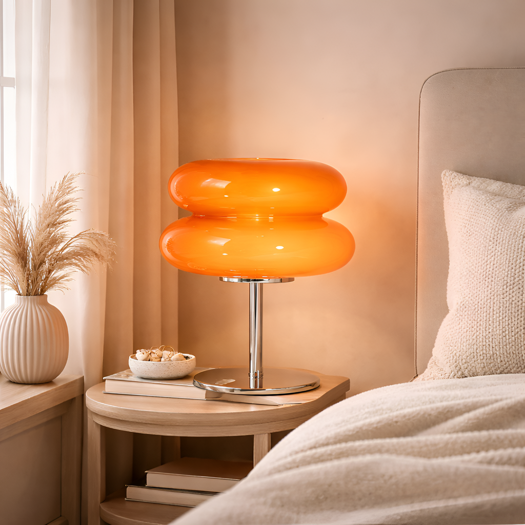 Robert - Macaroon Glass LED Table Lamp with Dimming Function