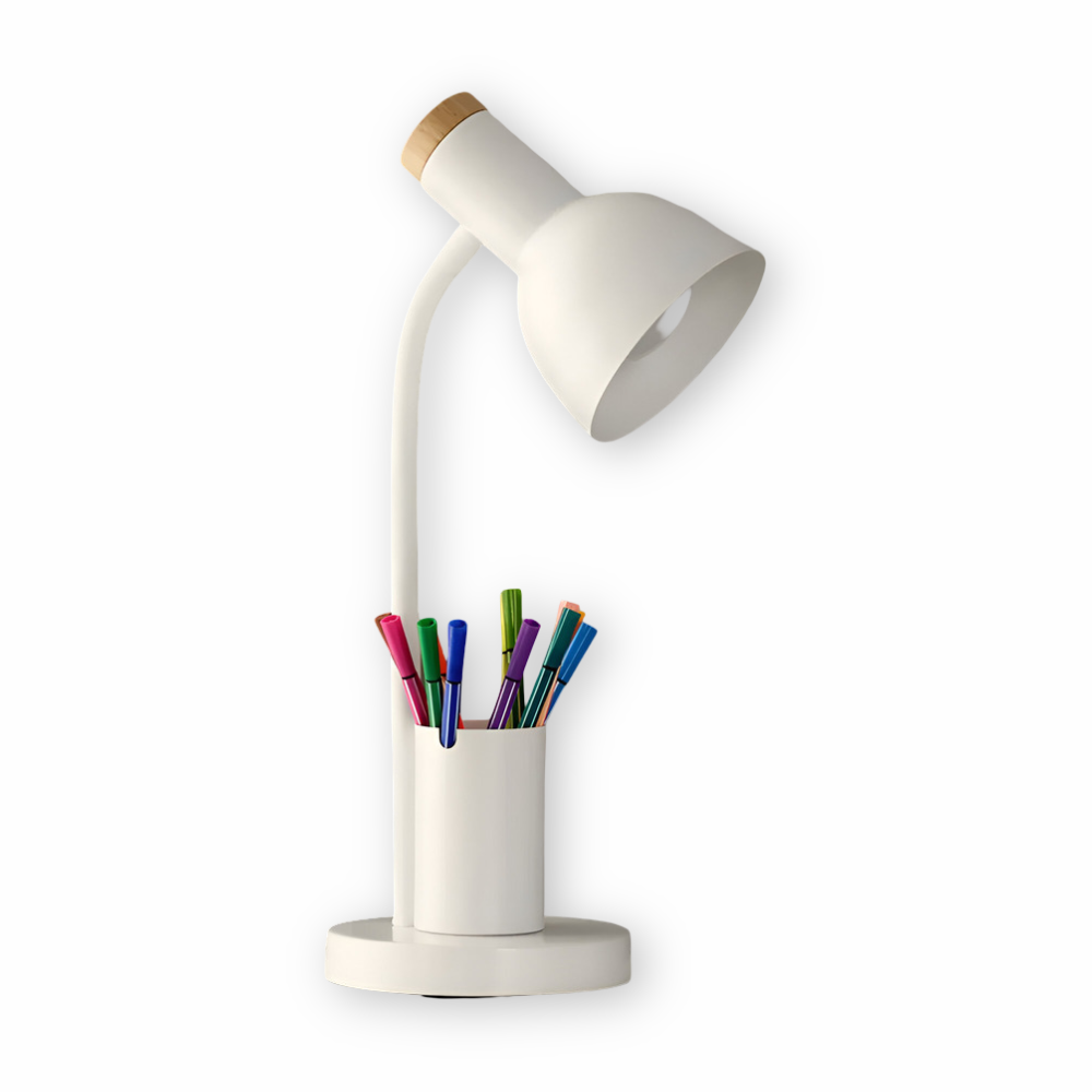 Cressida - Modern LED Table Lamp with Pen Holder