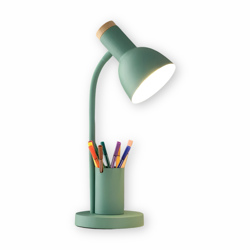 Cressida - Modern LED Table Lamp with Pen Holder