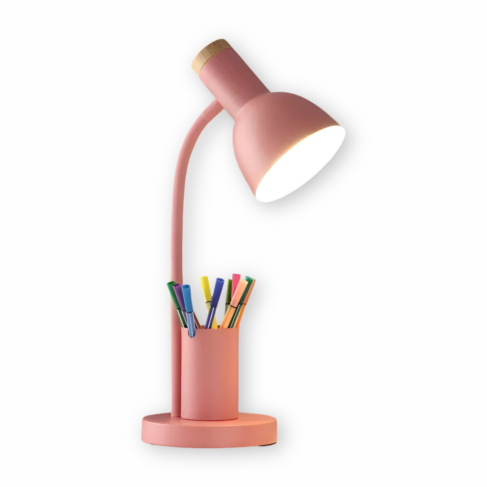 Cressida - Modern LED Table Lamp with Pen Holder