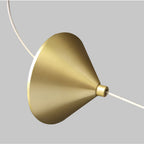 Ray Minimalist Linear Floor Lamp, 3 Bulbs, Bedroom