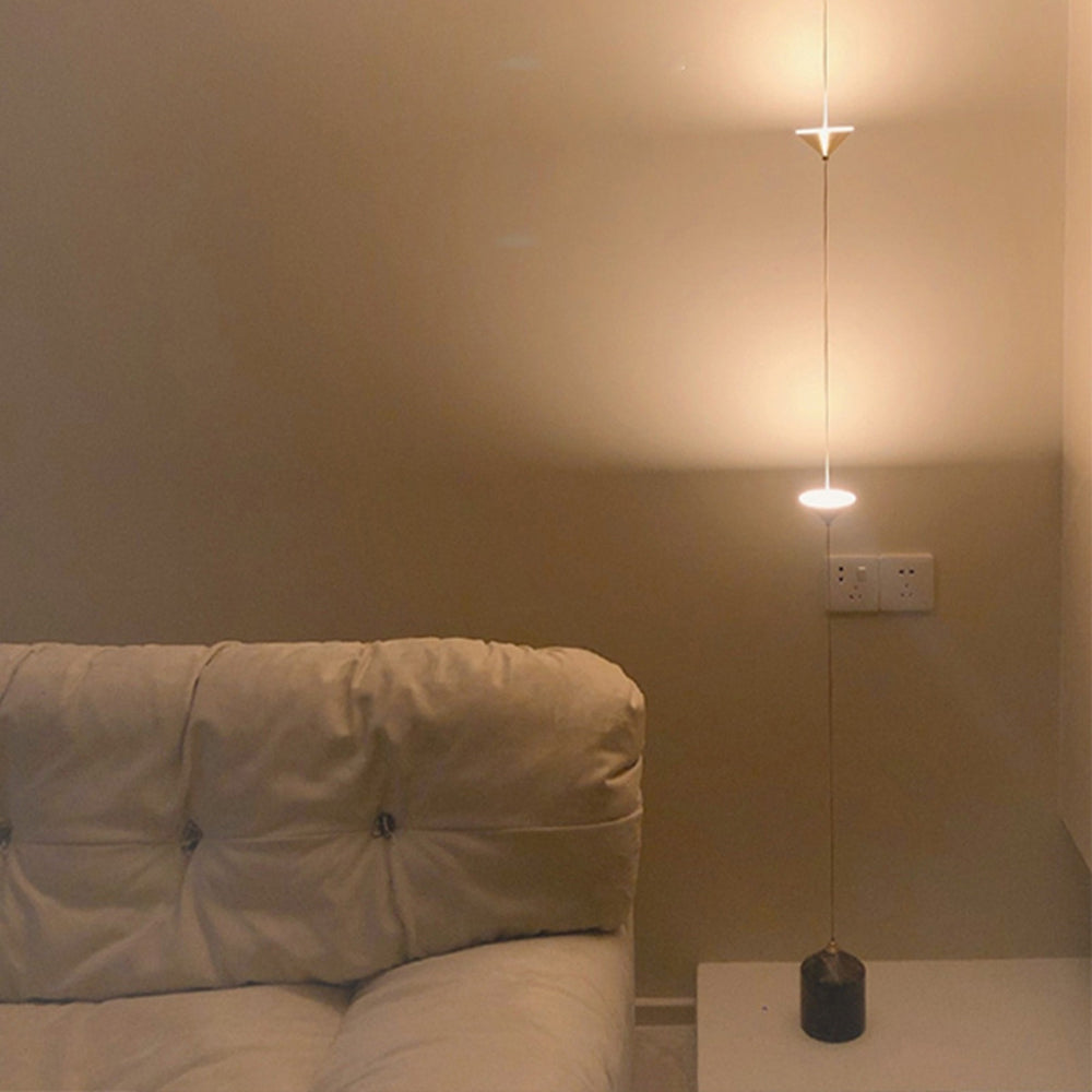 Ray Minimalist Linear Floor Lamp, 3 Bulbs, Bedroom