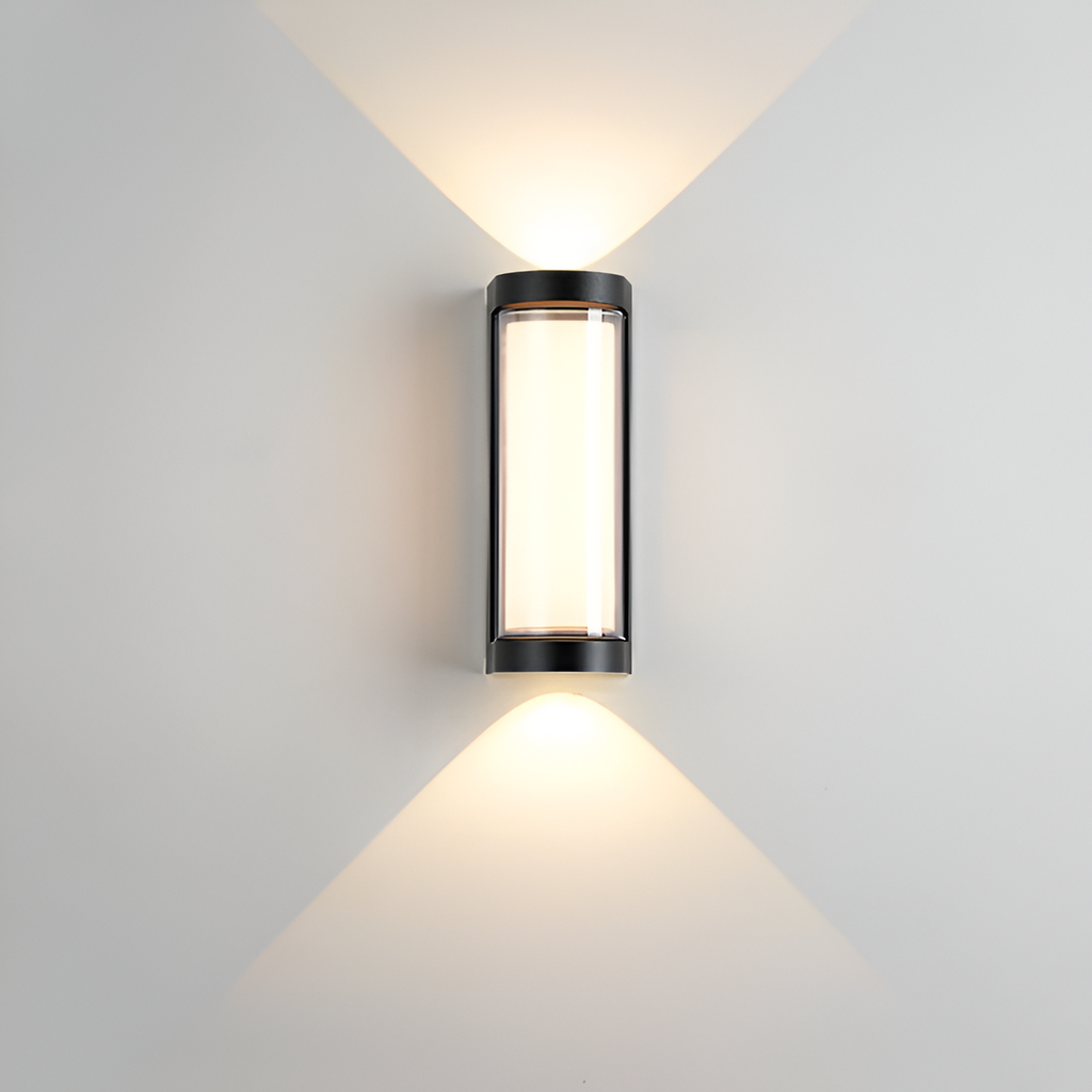 Nordic Up Down Acrylic Waterproof Minimalist Outdoor Wall Light