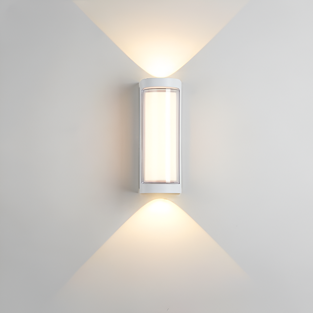 Nordic Up Down Acrylic Waterproof Minimalist Outdoor Wall Light