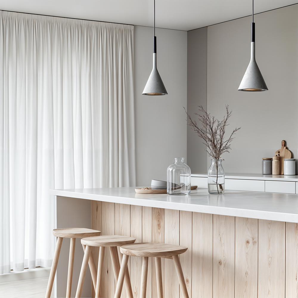 Magna Minimalist Metal Pendant Light