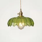 Fay Rustic Tulip Glass Pendant Light