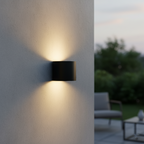 Nordic Round Shaped Waterproof Outdoor Wall Light