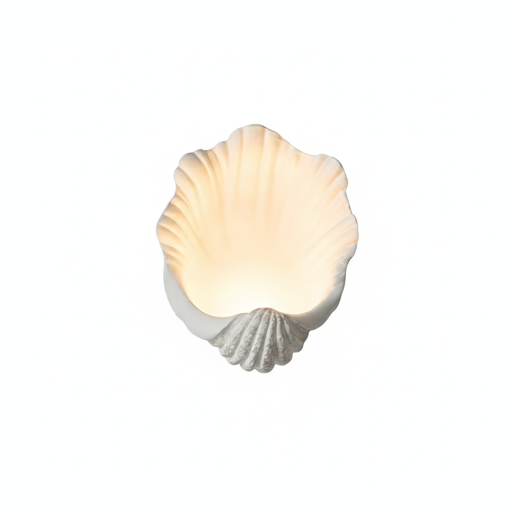 Selka Scallop Nordic Resin Wall Lamp