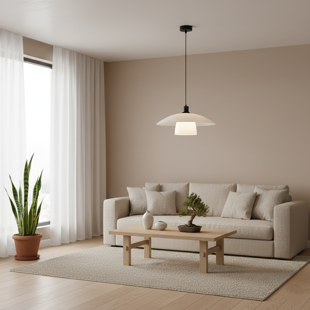 Kairo Japanese Modern Glass Pendant Light