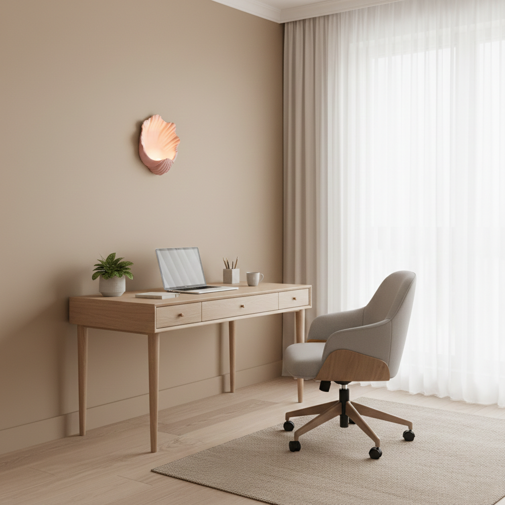 Selka Scallop Nordic Resin Wall Lamp