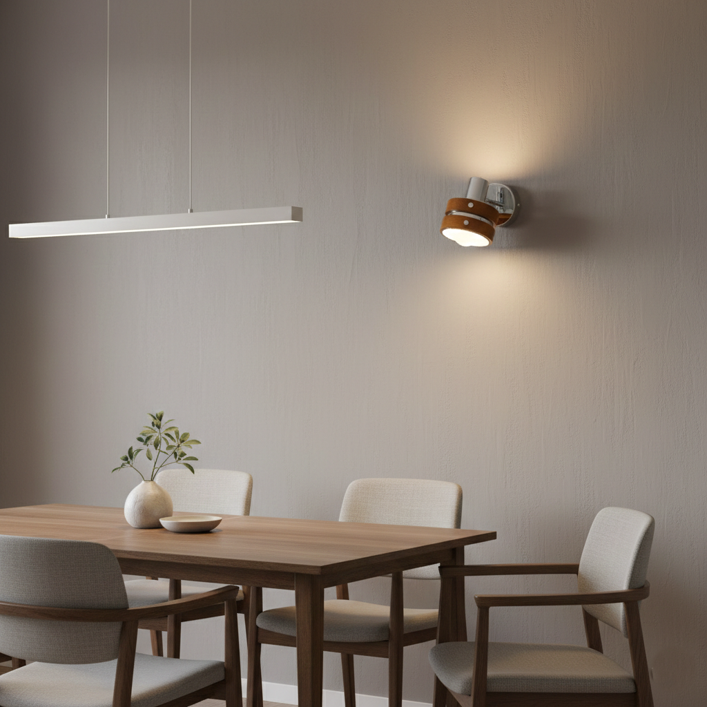 Elric Traditional Vintage Cylinder Wood Wall Light