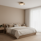 Natural Nordic Minimalist Travertine Ceiling Light