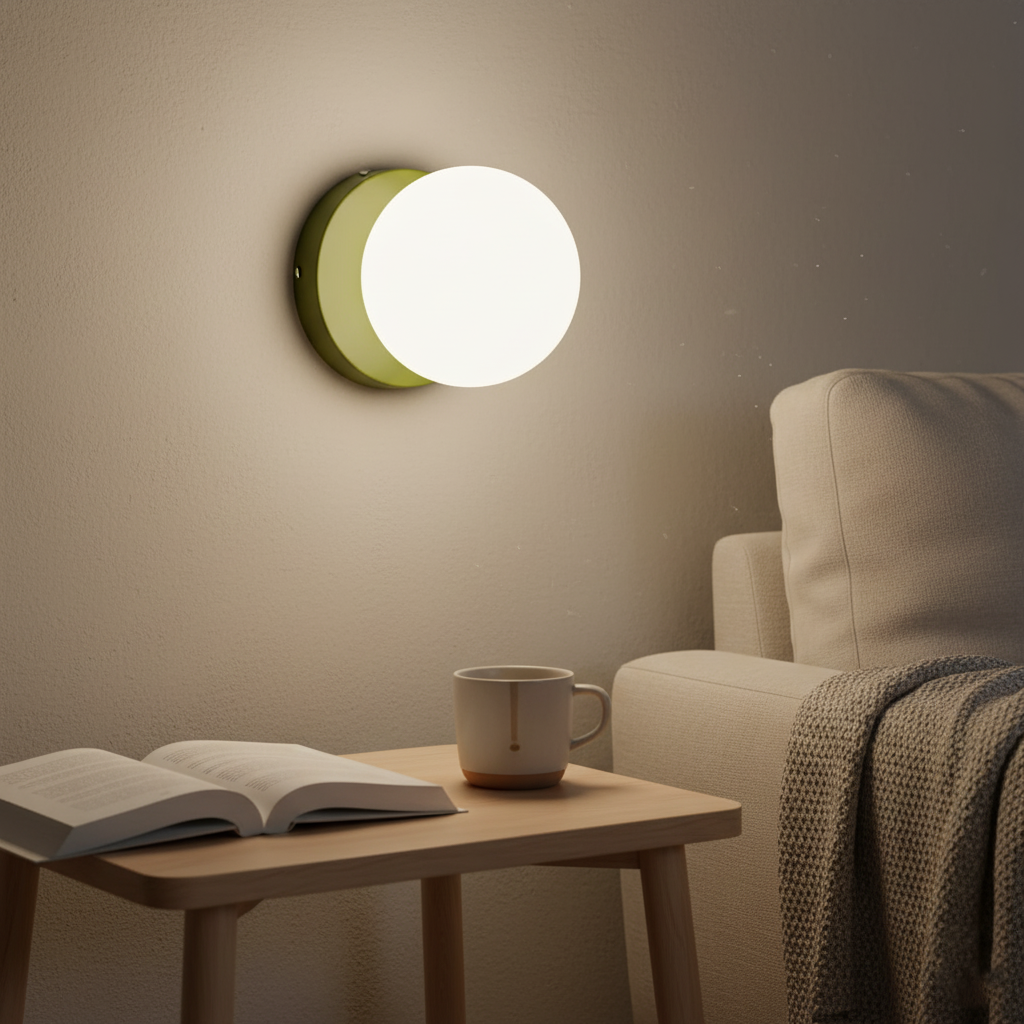 Nordic Rounded Macaron Minimalist Wall Light