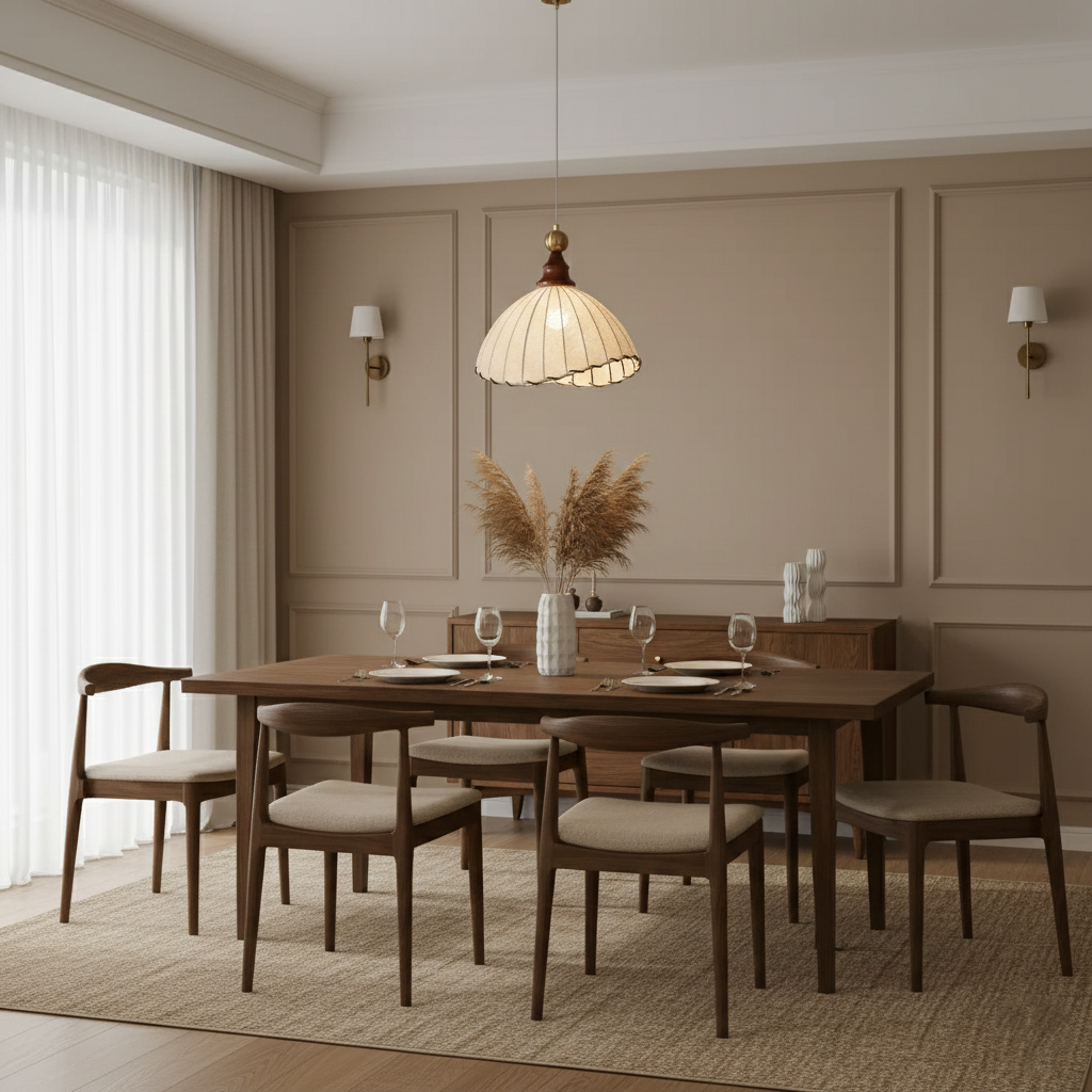 Eleonora Minimalist Fabric Pendant Light