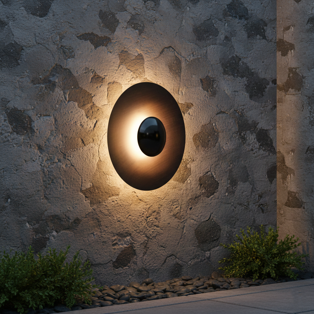 Ciro Modern Round Metal Wall Lamp