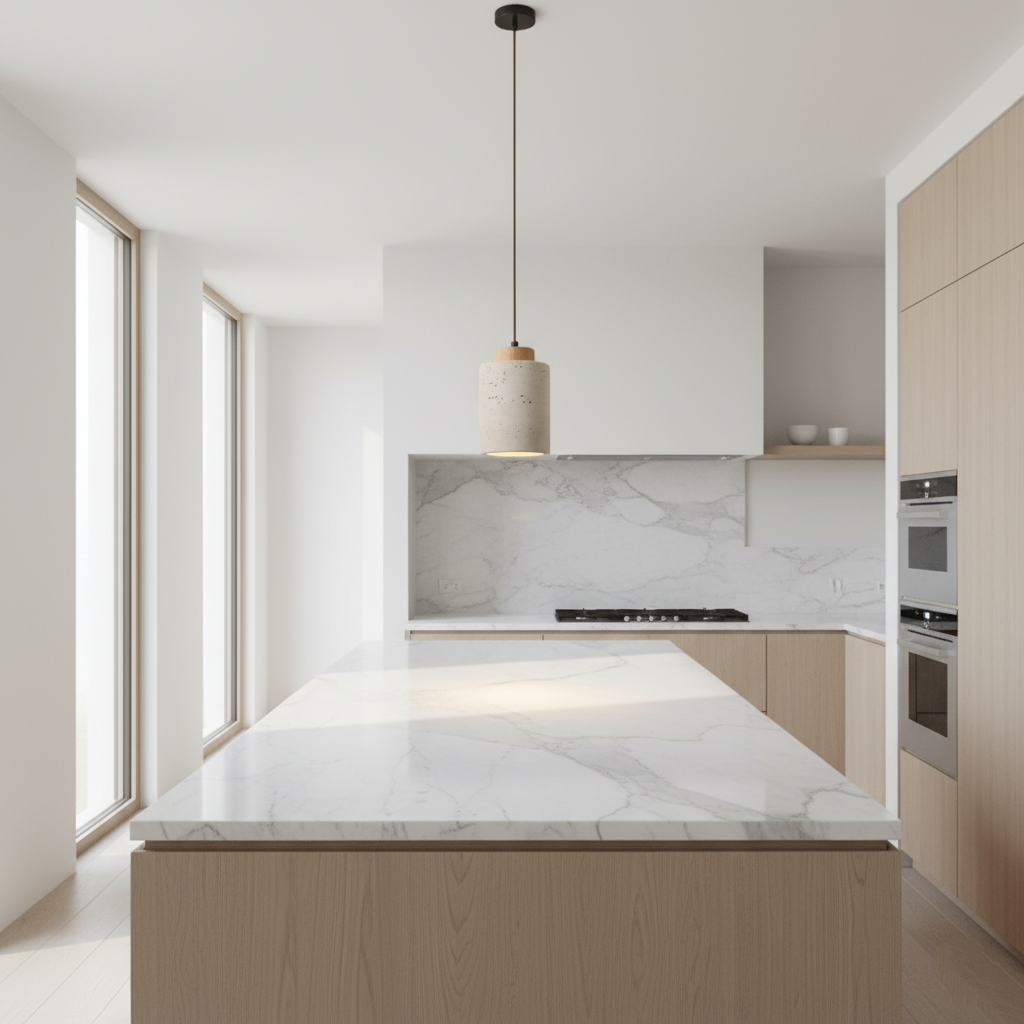 Nordic Travertine Minimalist Pendant Light