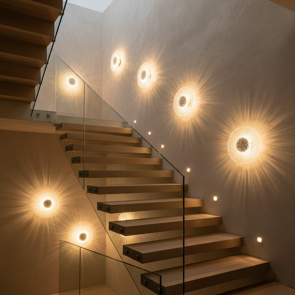 Modern Acrylic Travertine Creative Wall Lamp
