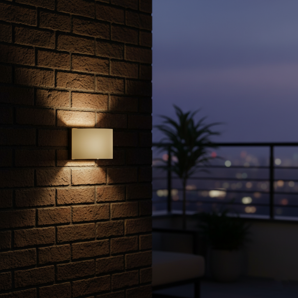 Nordic Round Shaped Waterproof Outdoor Wall Light