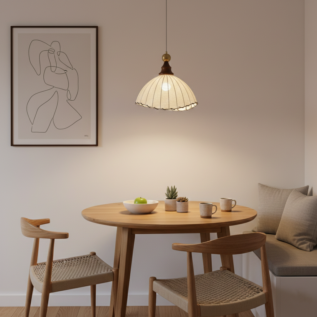 Eleonora Minimalist Fabric Pendant Light