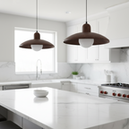 Japanese Style Wabi-Sabi Walnut Pendant Light