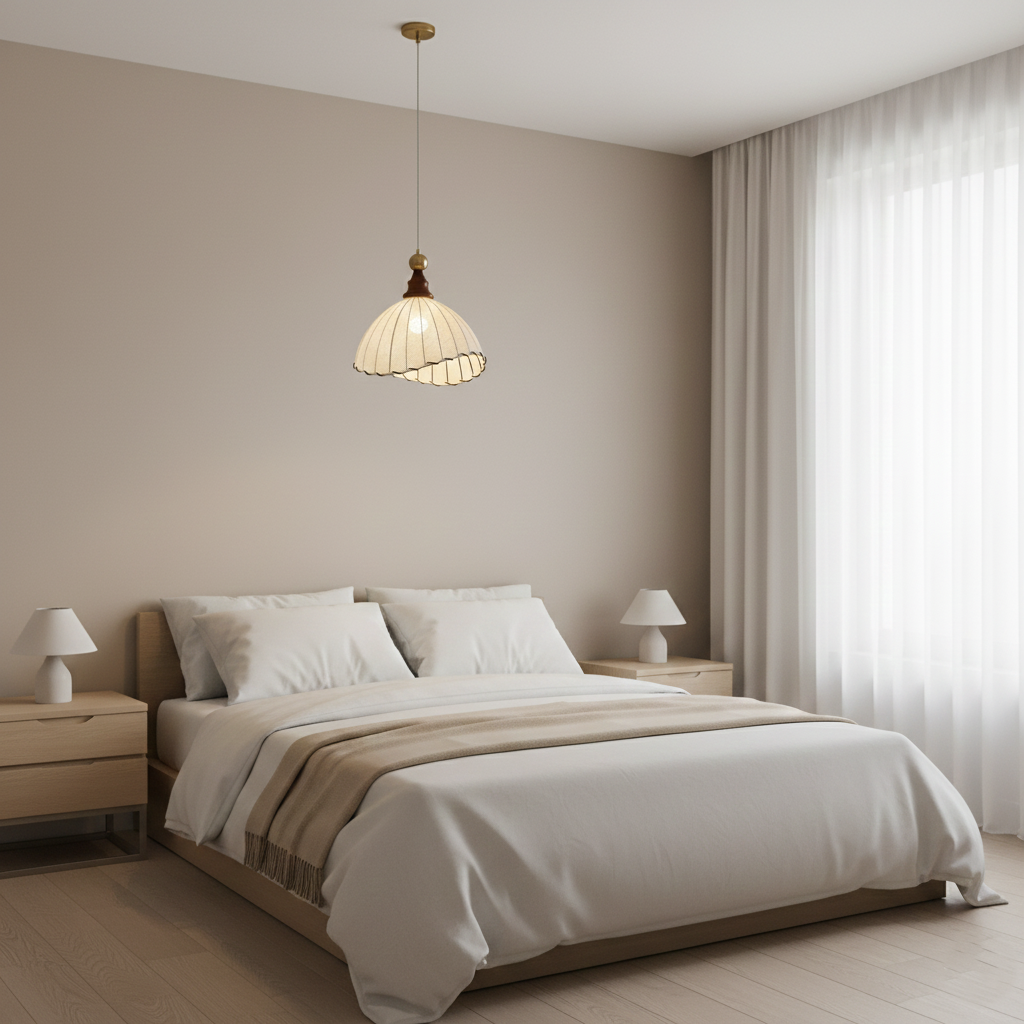 Eleonora Minimalist Fabric Pendant Light