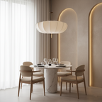 Light of Paris Modern Fabric Pendant Light