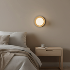 Nordic Minimalist Natural Wood LED Wall Light
