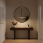 Nordic Minimalist LED Round Disc Pendant Light