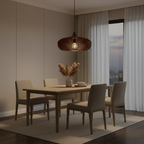 The Halo of Zen Japandi Wood Pendant Light