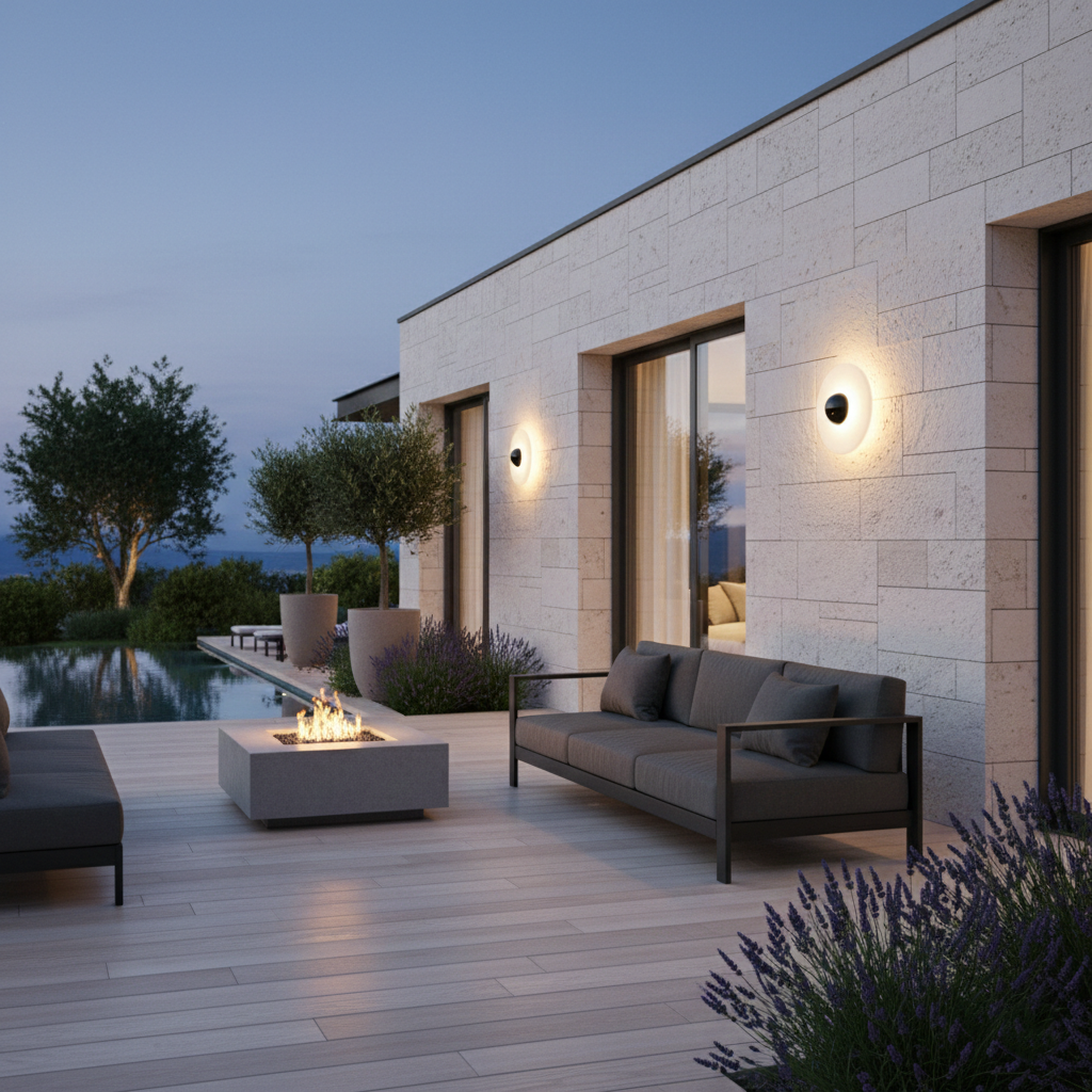 Ciro Modern Round Metal Wall Lamp