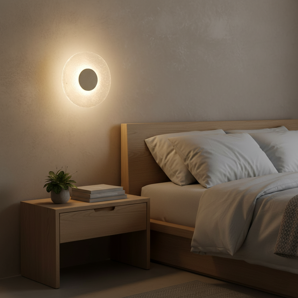 Modern Acrylic Travertine Creative Wall Lamp