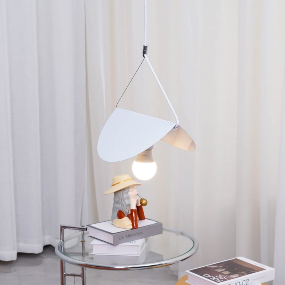 Nordic Minimalist Floating Glider Pendant Light