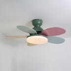 Petalo Nordic Petal-Shaped Acrylic Ceiling Fan Light