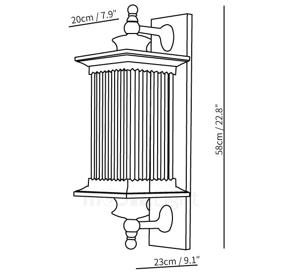 Lantern of Time Retro Outdoor Waterproof Wall Lamp