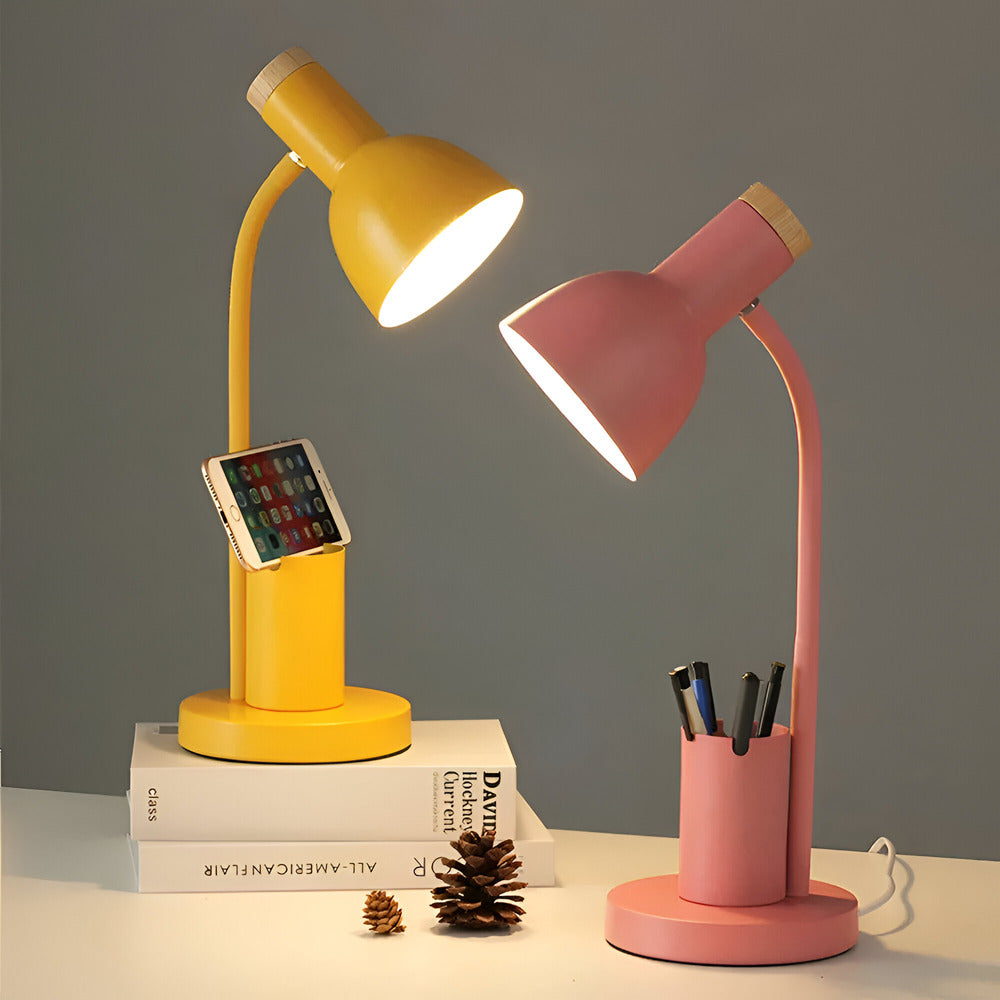 Cressida - Modern LED Table Lamp with Pen Holder