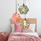 Blooming Nordic Flower Glass Pendant Light
