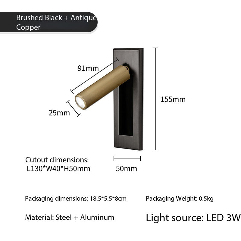 Eliona Nordic LED Metal Wall Light