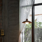 Japanese Style Wabi-Sabi Walnut Pendant Light