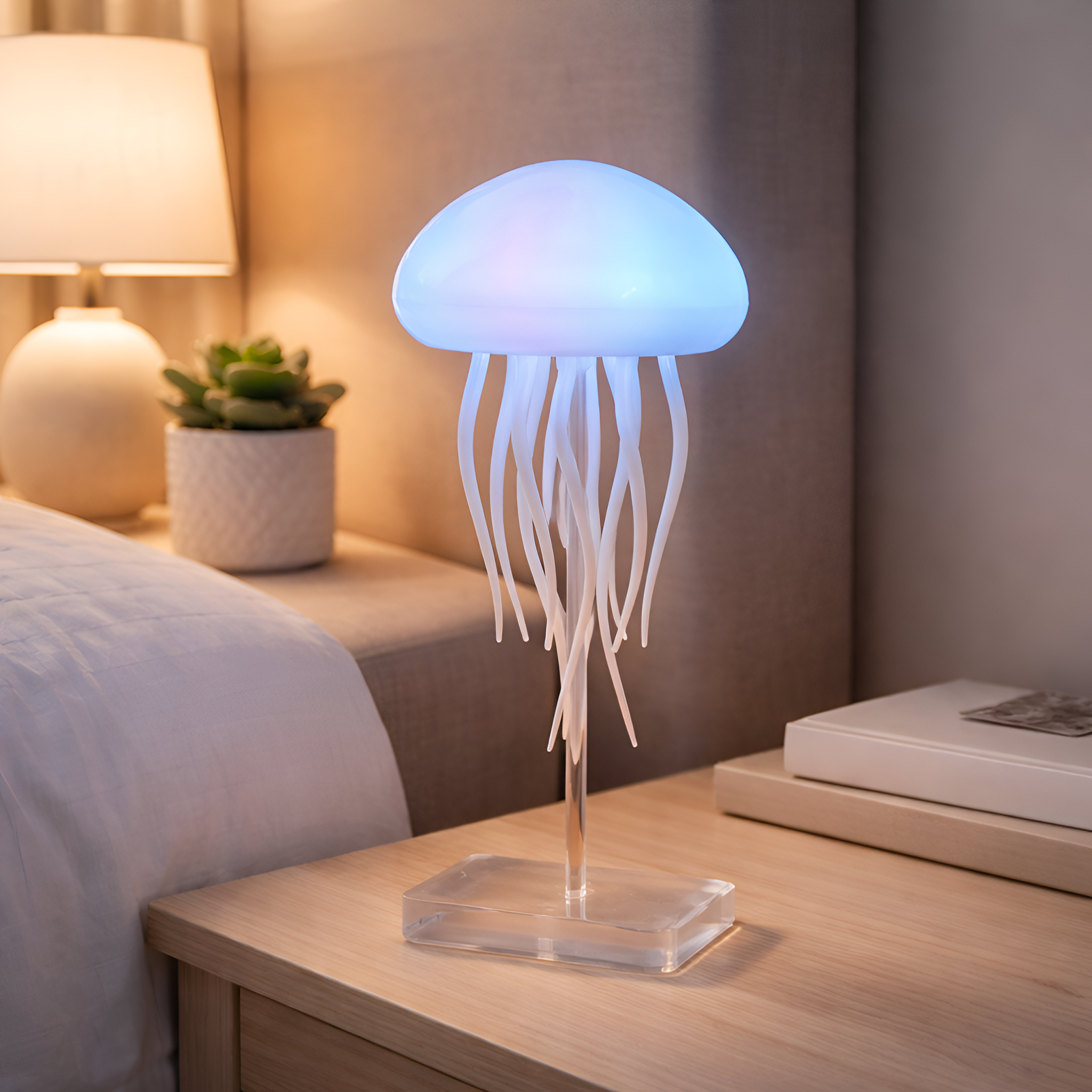 Eryndor - Modern Jellyfish LED Table Lamp