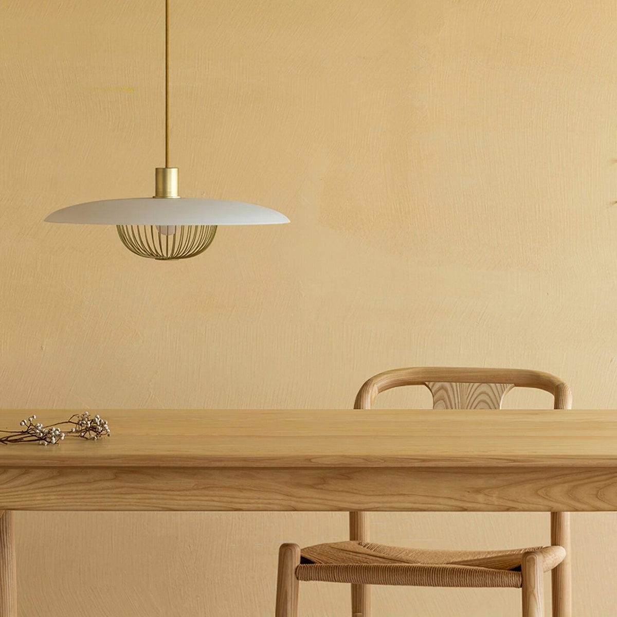 Wooden Metal Nordic Kasa Pendant Light