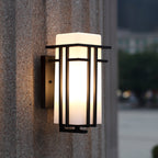 Krajewski Retro Industrial Glass Outdoor Wall Light