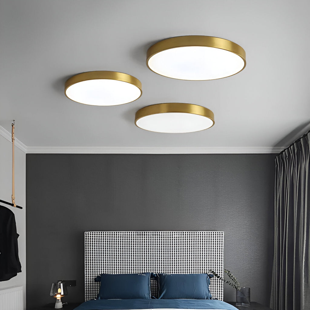 Nordic Macaron Round LED Ceiling Light