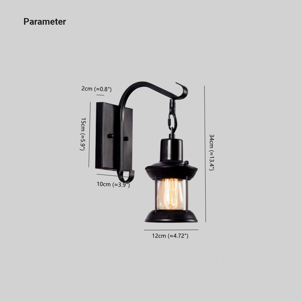 Etra Industrial Style Indoor Retro Wall Lamp