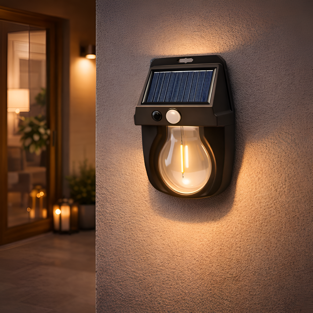 Maëlys - Solar Motion Sensor Wall Light