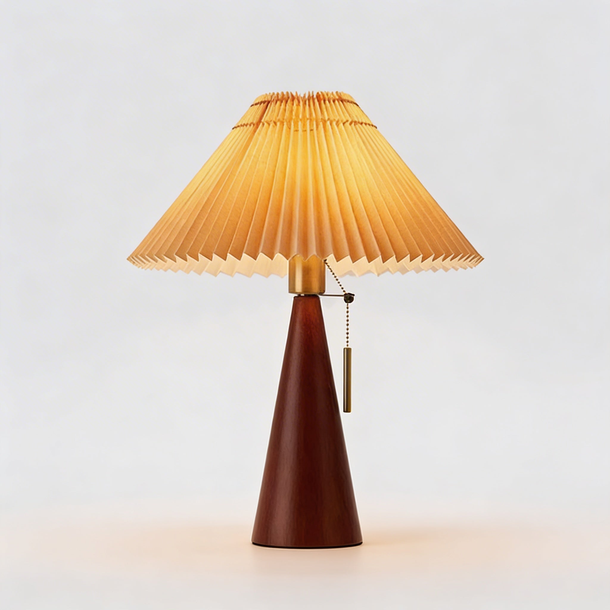 Mary - Retro Wooden Table Lamp