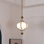 Lantern Grace Nordic Fabric Pendant Light